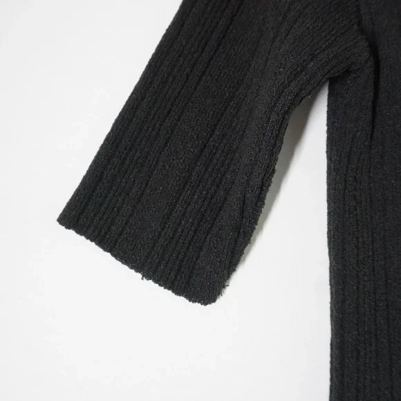 Vintage Bradley Ribbed‎ Knit Cardigan Sweater Women's Short Sleeve Buttons - Picture 4 of 8